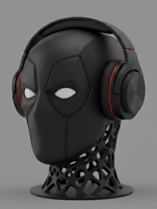 Superhero headphone holder