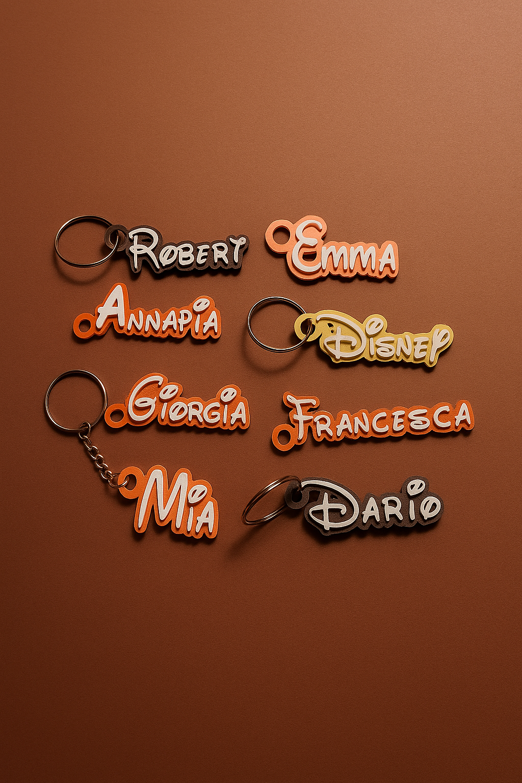 Disney Font keychain